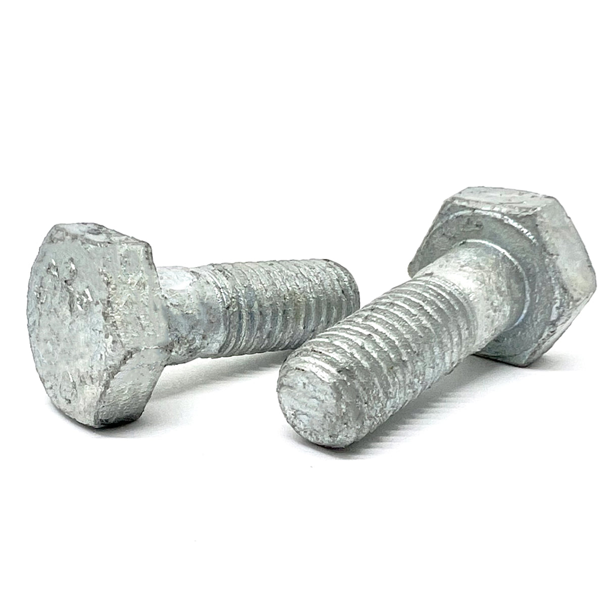 1/2-13x2" A325 Structural Hex Bolts Partial Thread Hot Dip Galvanized