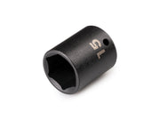 1/4 Inch Drive x 15 mm Shallow 6-Point Impact Socket