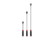 1/2 Inch Drive Quick-Release Comfort Grip Ratchet Set, 3-Piece (10-1/2, 18, 24 in.)