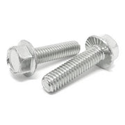5/16-18x3/4" 18-8 Stainless Steel Serrated Hex Flange Bolts