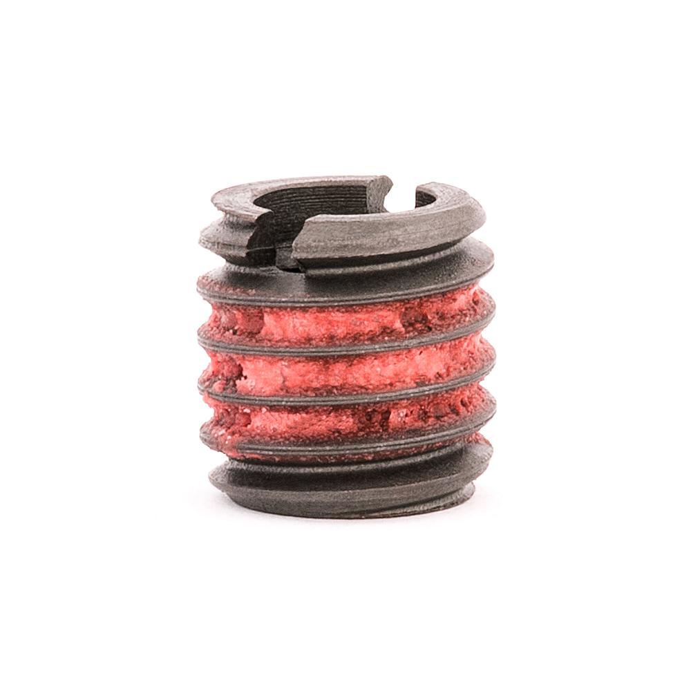 M6-1.0 x M10-1.5 Carbon Steel Standard Wall Thread Insert for Metal w/ Red Loctite