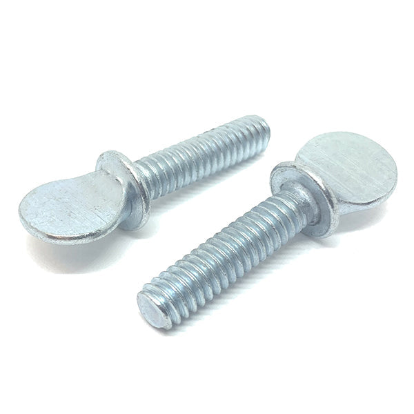 1/4-20x1" Spade Shoulder Type Thumb Screws Zinc