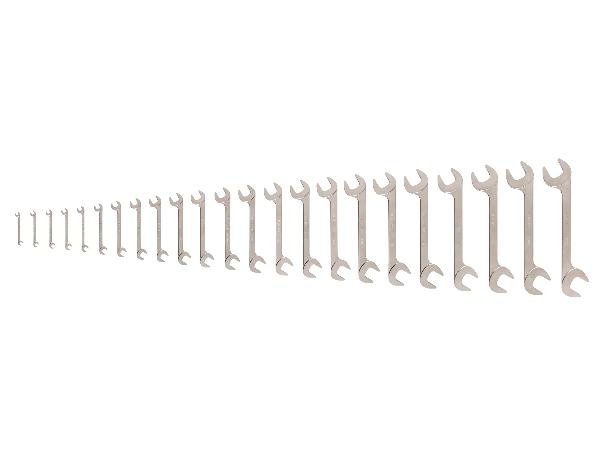 Angle Head Open End Wrench Set, 23-Piece (1/4 - 1-1/2 in.)